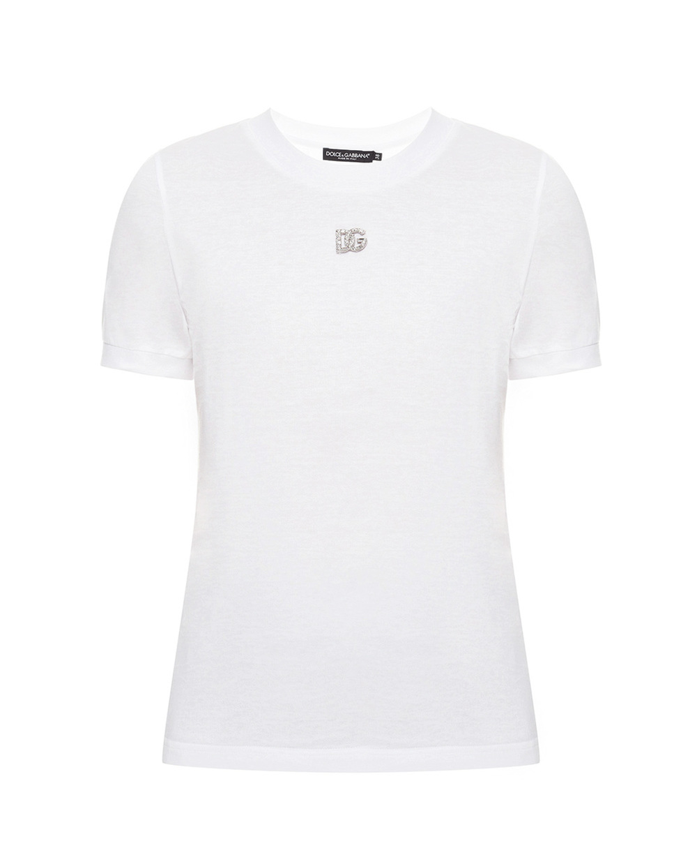 Футболка Dolce&Gabbana F8N08Z-G7B3U, белый цвет • Купить в интернет-магазине Kameron