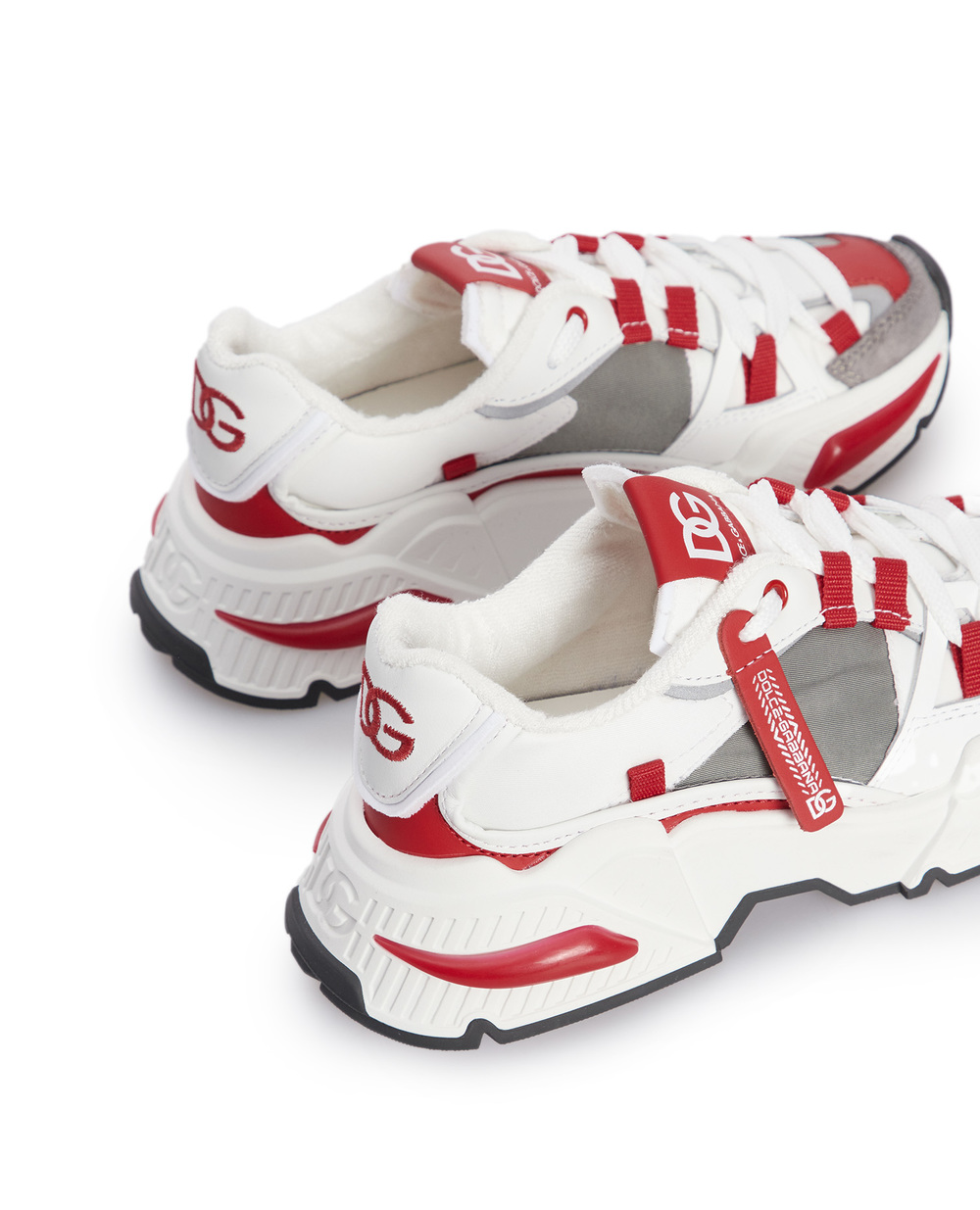 Детские кроссовки Dolce&Gabbana Kids DA5118-AY608-M, белый цвет • Купить в интернет-магазине Kameron