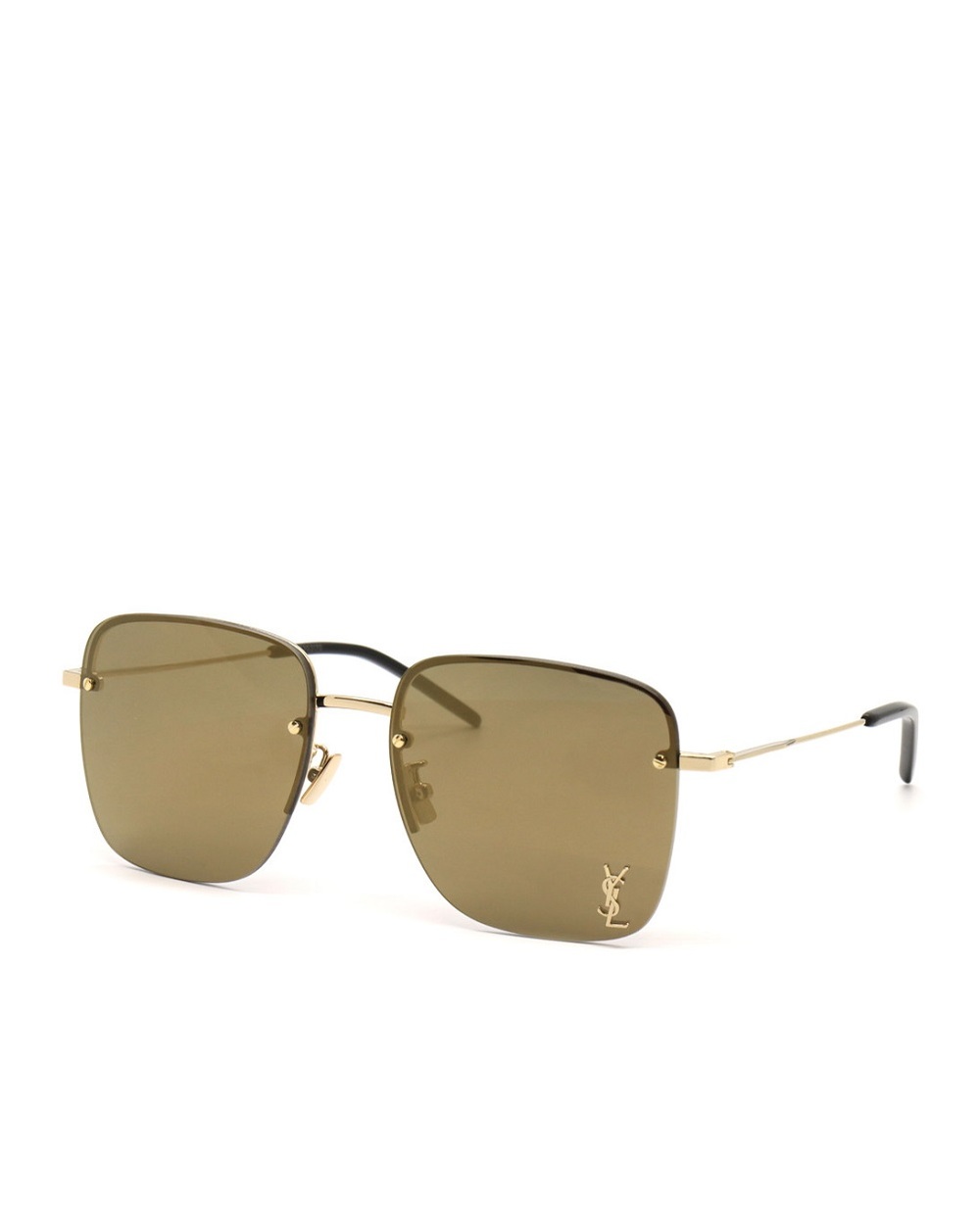Солнцезащитные очки Saint Laurent SL 312 M-006, коричневый цвет • Купить в интернет-магазине Kameron