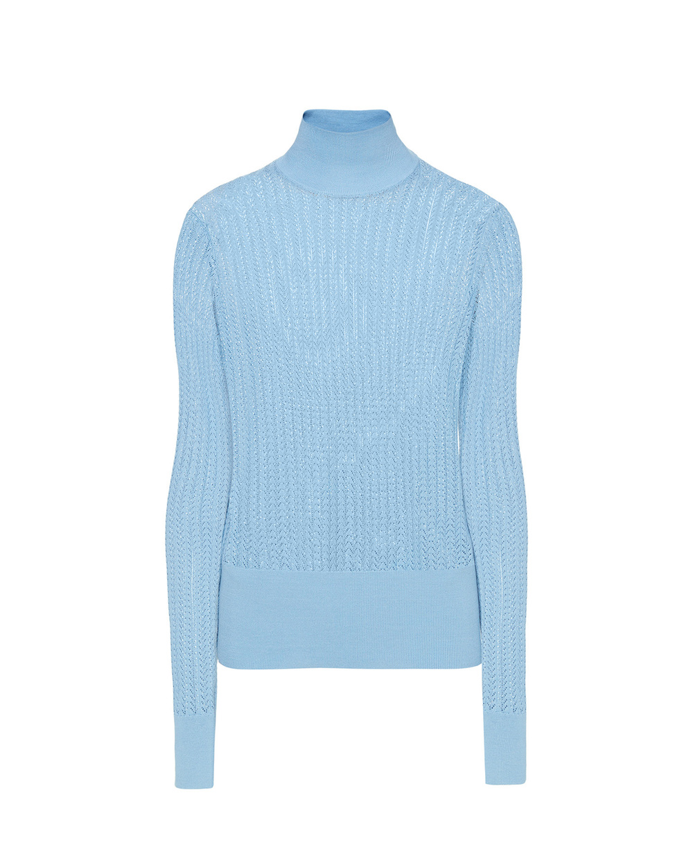 Шелковый гольф Dolce&Gabbana FX862T-JASNR, голубой цвет • Купить в интернет-магазине Kameron