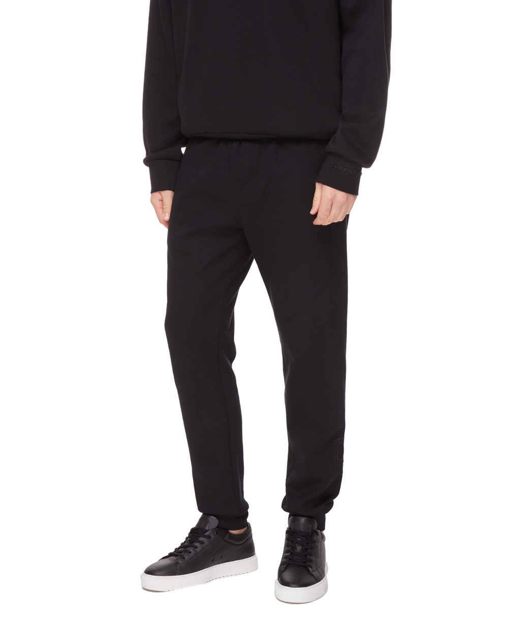 Штани спортивні  Dolce&Gabbana GWJTAZ-HU7IH, чорний колір • Купити в інтернет-магазині Kameron