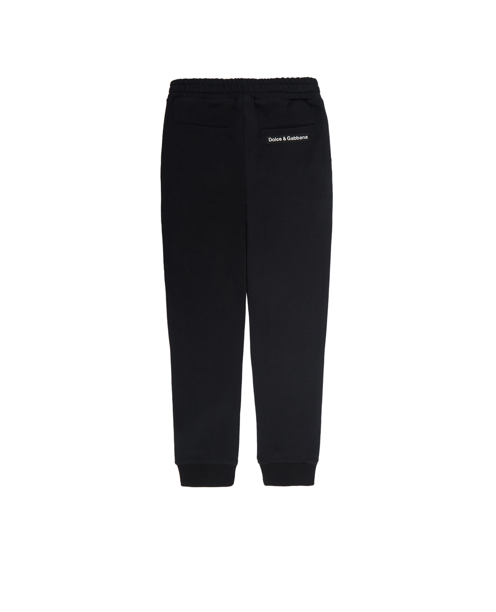 Спортивні брюки Dolce&Gabbana Kids L4JPCN-G7YGO-S, чорний колір • Купити в інтернет-магазині Kameron