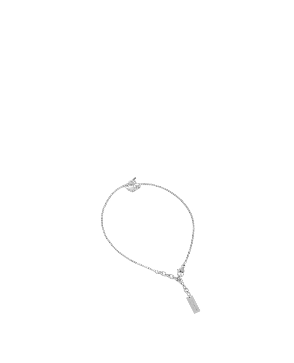 Браслет Saint Laurent 670469-Y1500, срібний колір • Купити в інтернет-магазині Kameron
