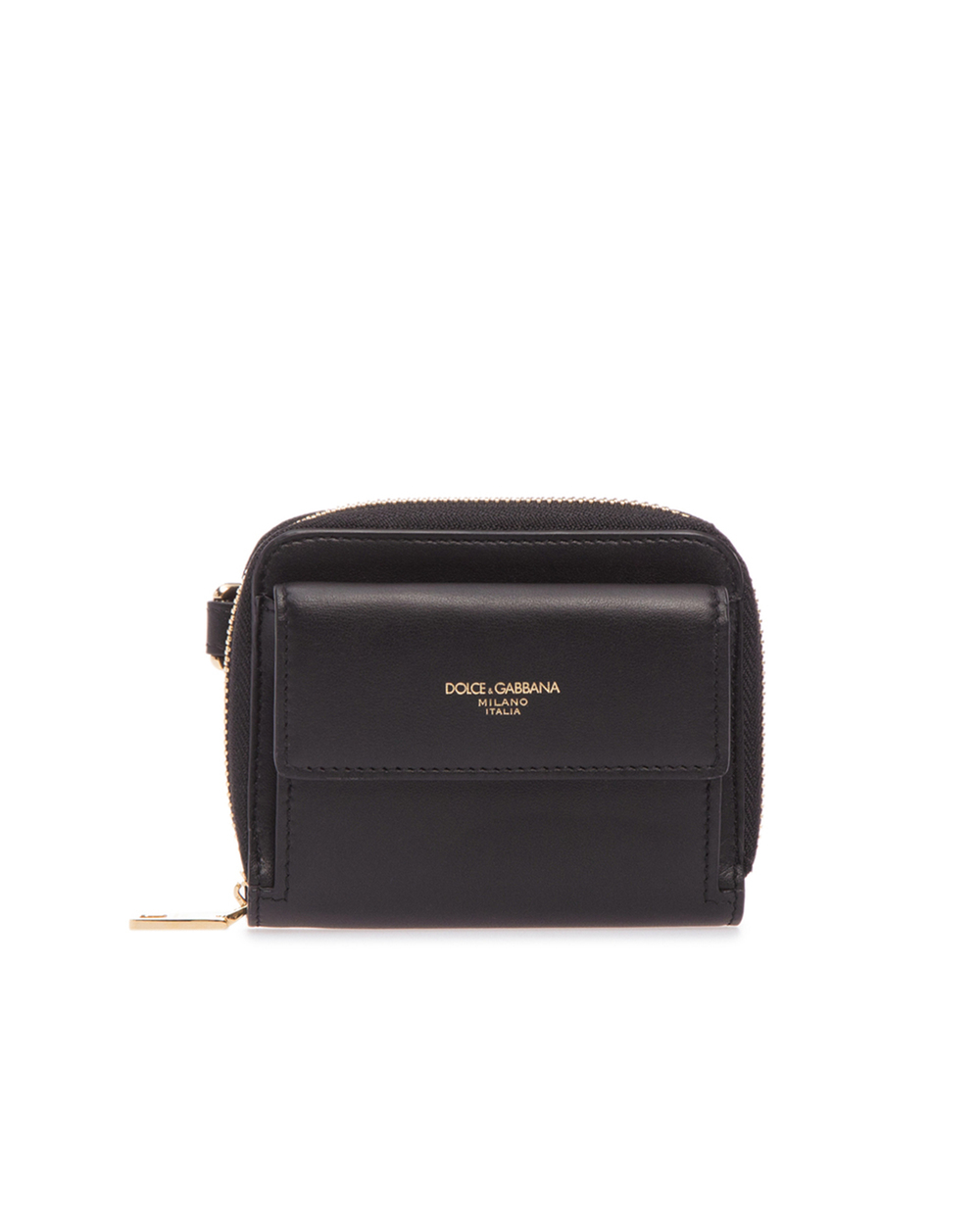 Шкіряний гаманець Dolce&Gabbana BP2460-AZ607, чорний колір • Купити в інтернет-магазині Kameron