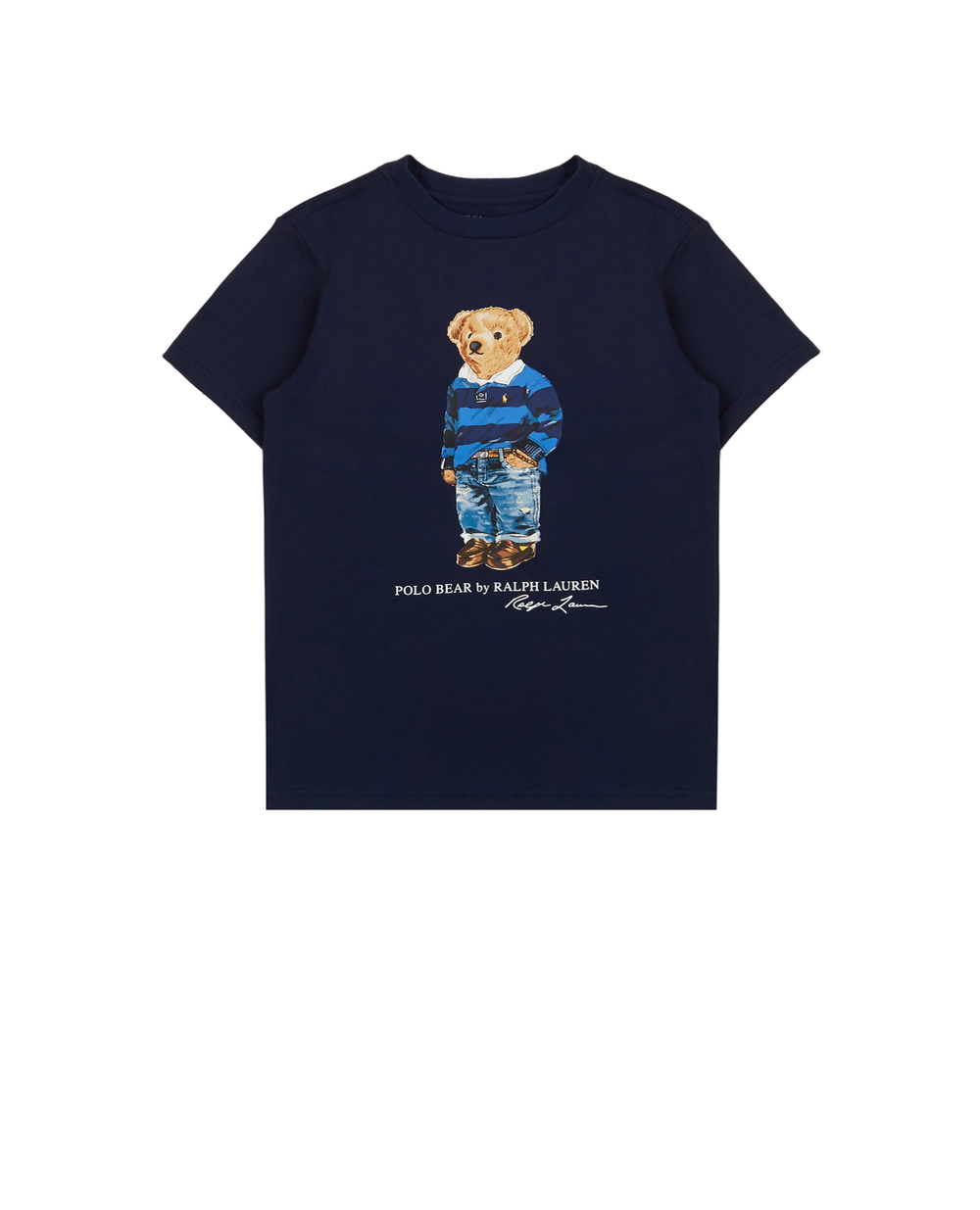 Футболка Polo Ralph Lauren Kids 323799045006, синій колір • Купити в інтернет-магазині Kameron