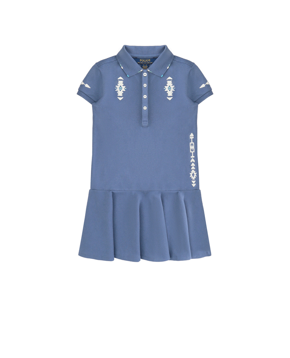 Детское платье Polo Ralph Lauren Kids 312712443002, синий цвет • Купить в интернет-магазине Kameron