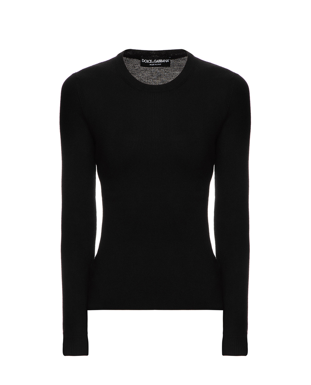 Кашеміровий джемпер Dolce&Gabbana FX568T-JAMA1, чорний колір • Купити в інтернет-магазині Kameron