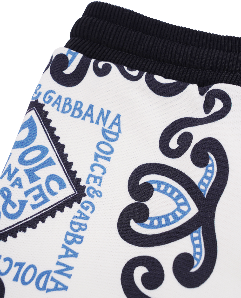 Детские шорты Dolce&Gabbana Kids L1JQR0-G7L0X, белый цвет • Купить в интернет-магазине Kameron