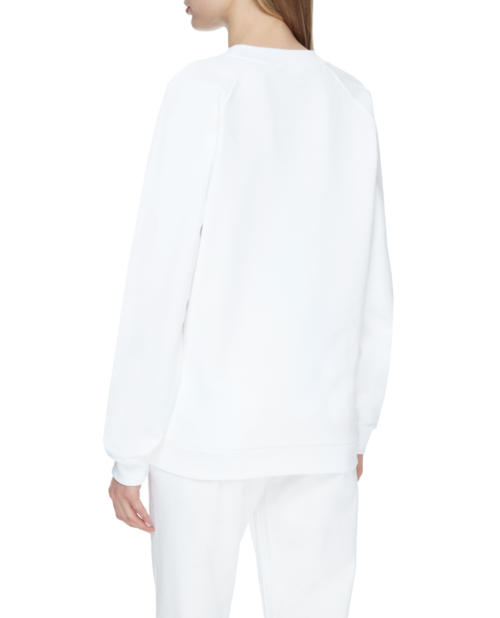 Світшот Balmain VF13691B002-S, білий колір • Купити в інтернет-магазині Kameron