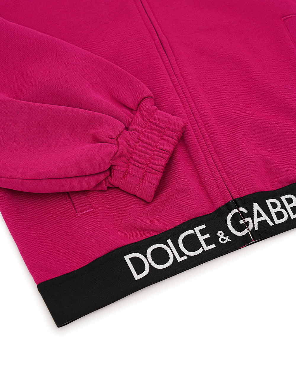 Детская толстовка (костюм) Dolce&Gabbana Kids L5JW7E-G7E3Z-B, фуксия цвет • Купить в интернет-магазине Kameron