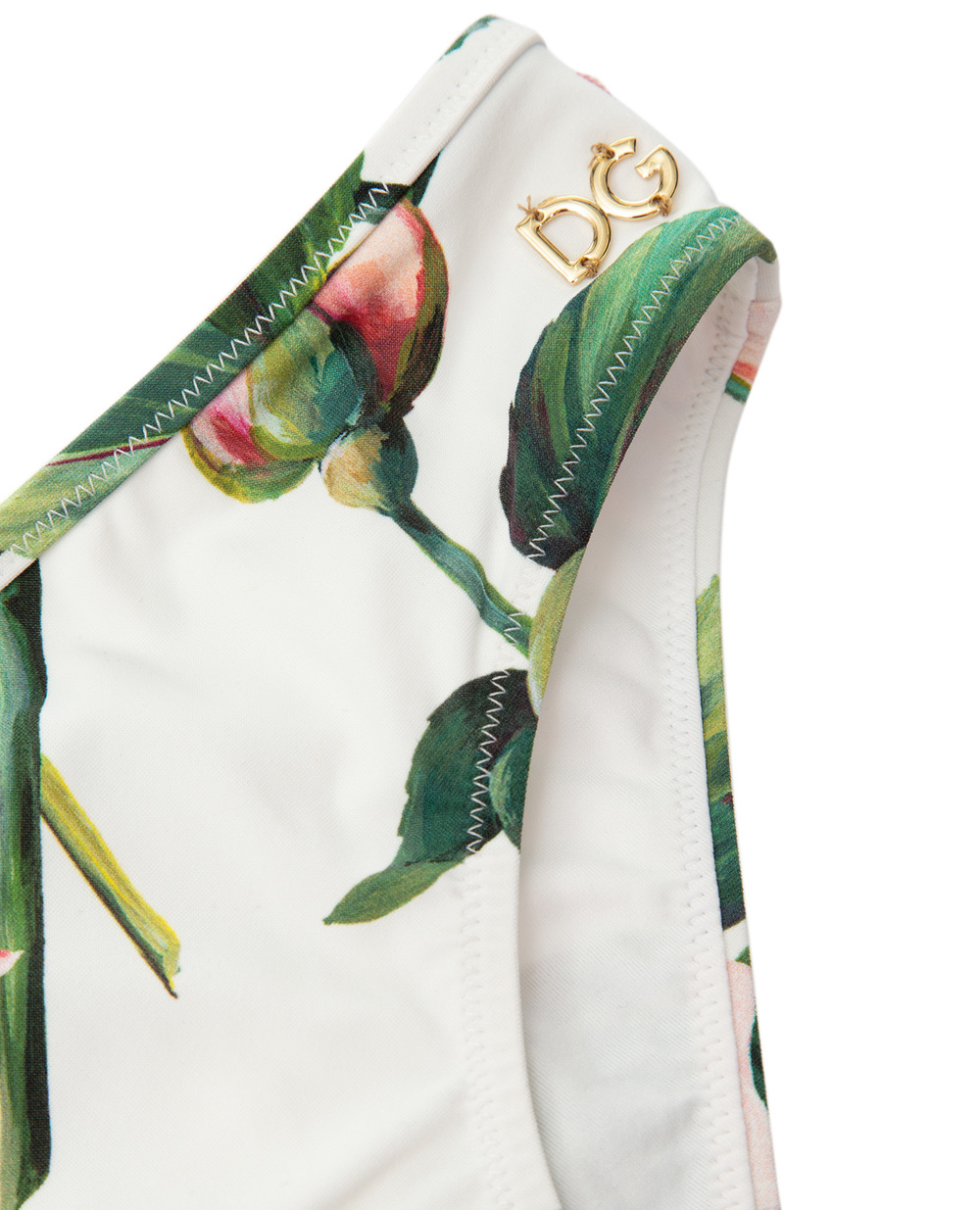 Купальник Dolce&Gabbana Kids L5J815-FSGR0-S, белый цвет • Купить в интернет-магазине Kameron