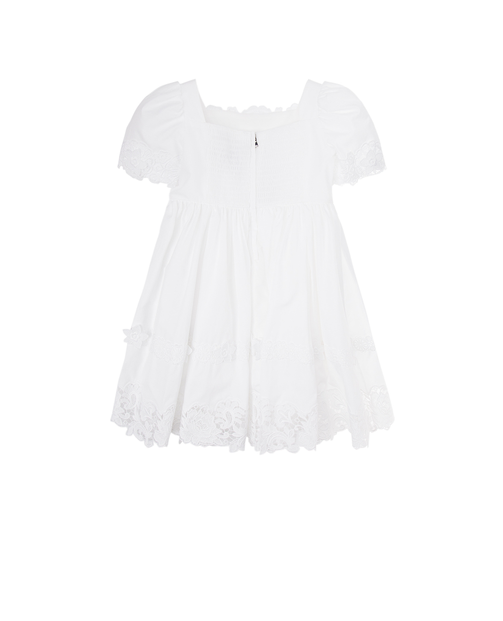 Платье Dolce&Gabbana Kids L51DI5-FU5GK-S, белый цвет • Купить в интернет-магазине Kameron