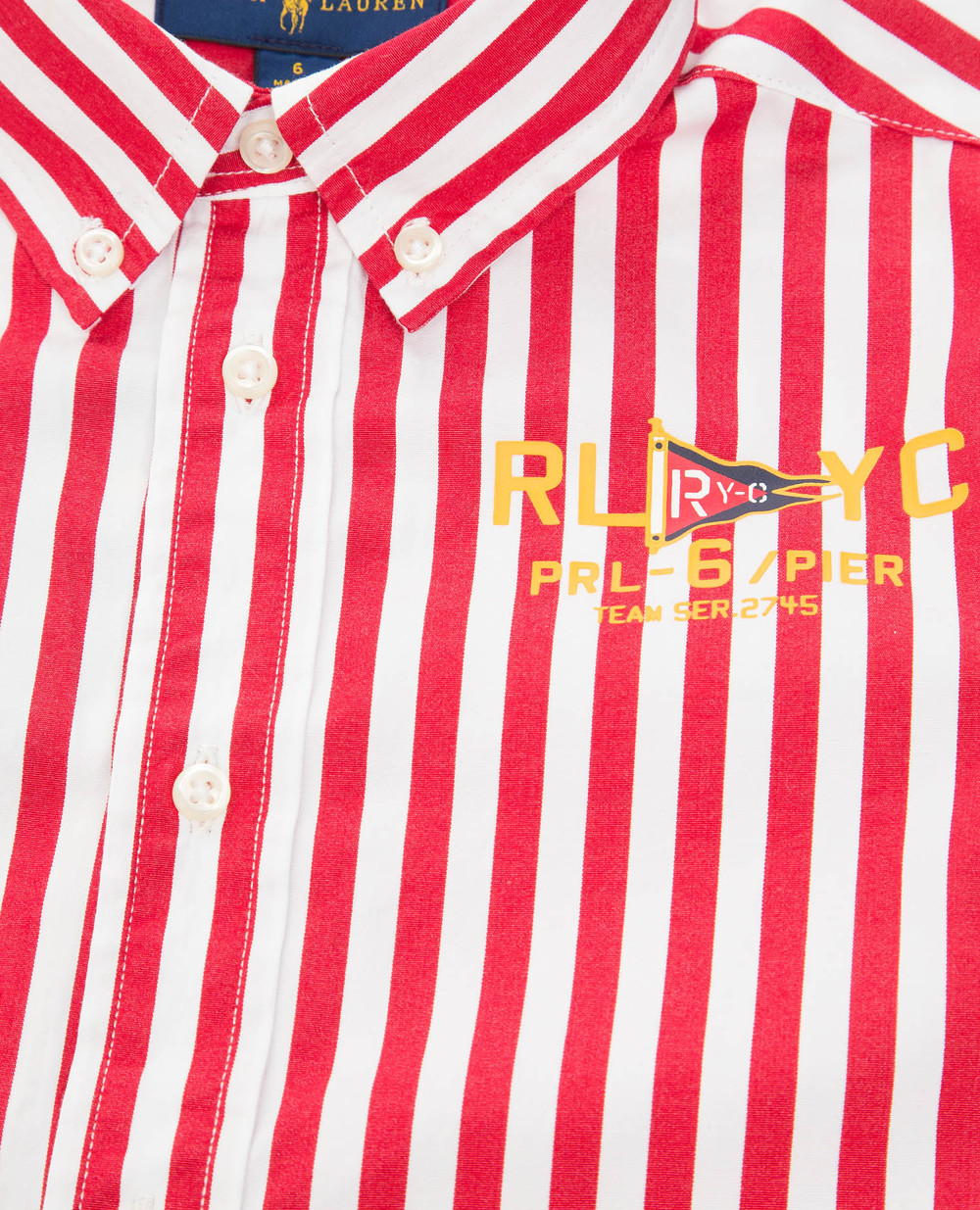 Дитяча сорочка Polo Ralph Lauren Kids 323737262001, красный колір • Купити в інтернет-магазині Kameron