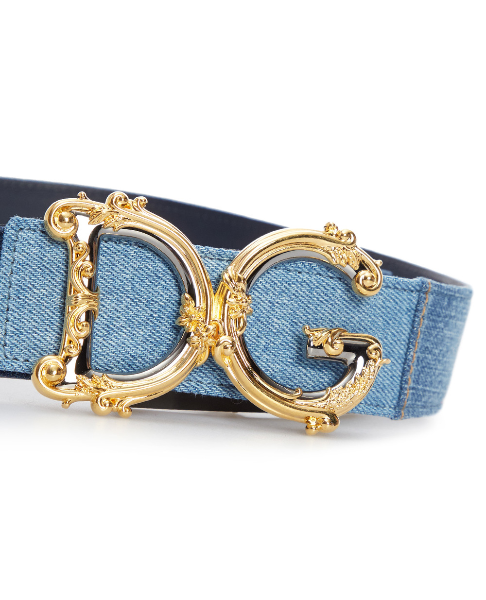 Джинсовий ремінь Dolce&Gabbana BE1517-AO621, синій колір • Купити в інтернет-магазині Kameron