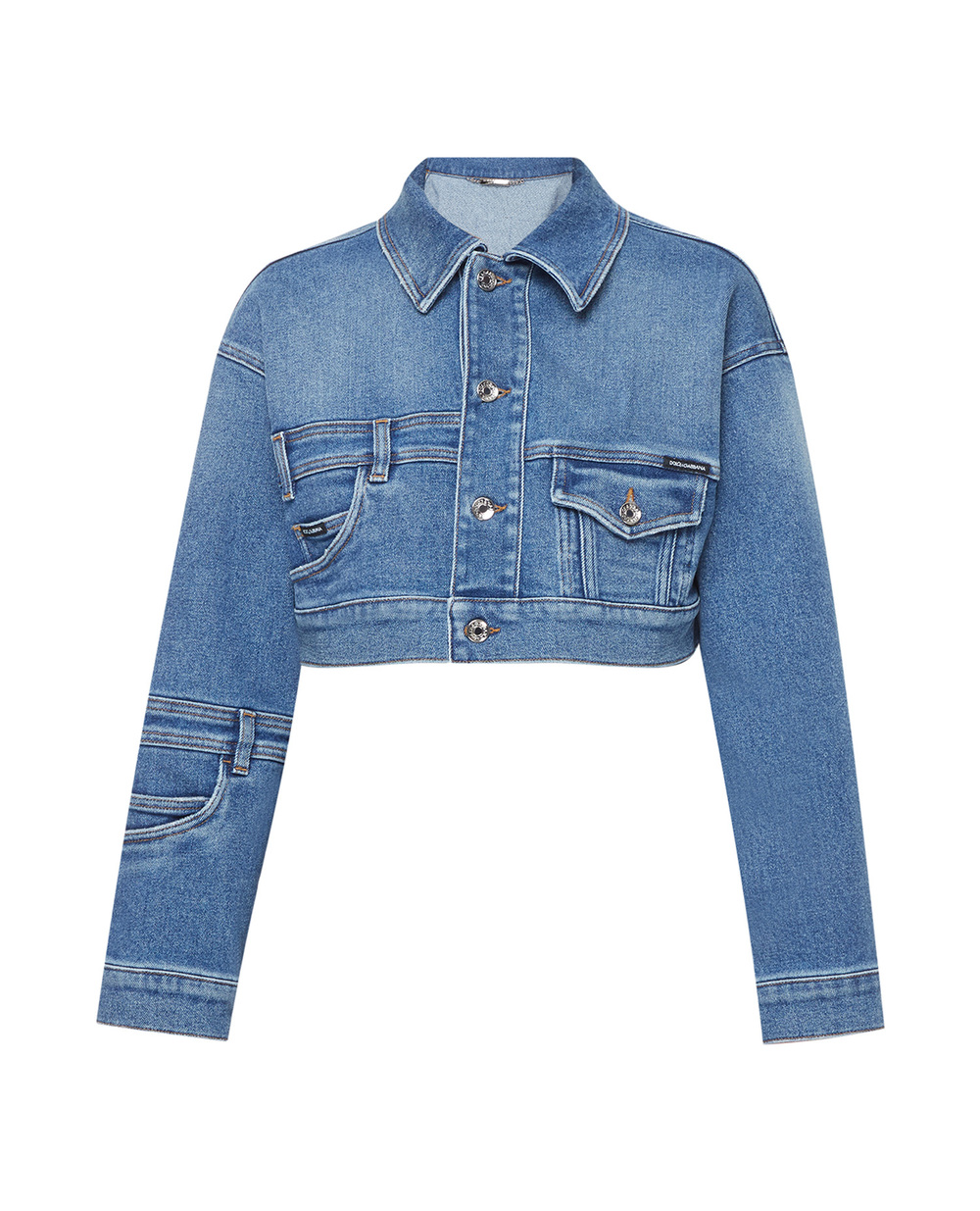 Джинсова куртка Dolce&Gabbana F9P86D-G8HP1, синій колір • Купити в інтернет-магазині Kameron