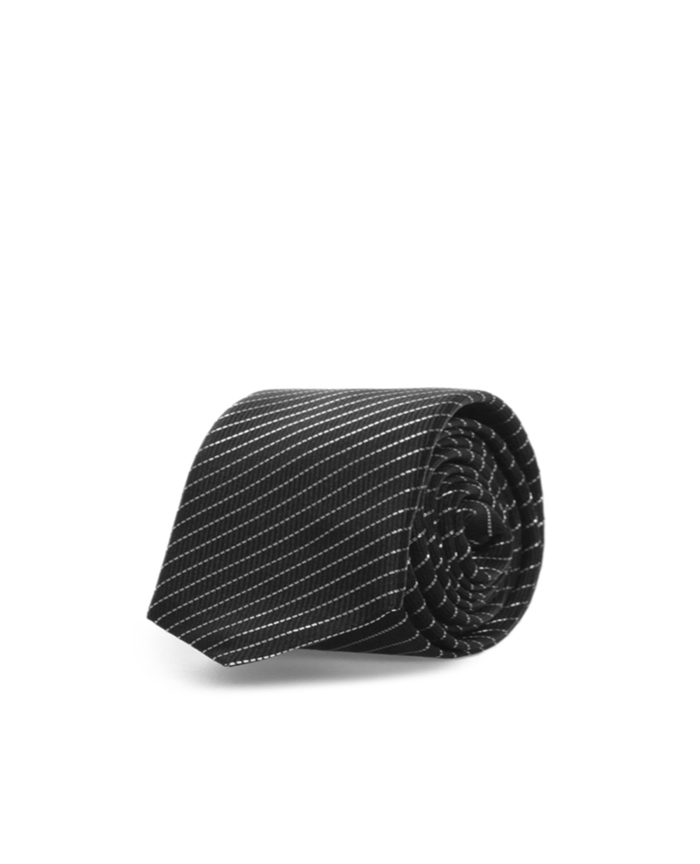 Шелковый галстук Saint Laurent 584329-4YC55, черный цвет • Купить в интернет-магазине Kameron