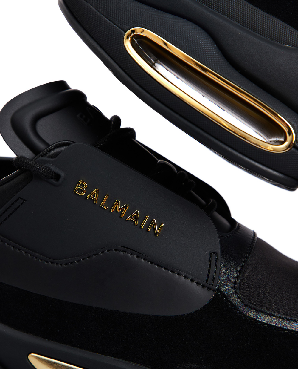Кросівки B-Bold Low Balmain BM1VI277LSSE, чорний колір • Купити в інтернет-магазині Kameron