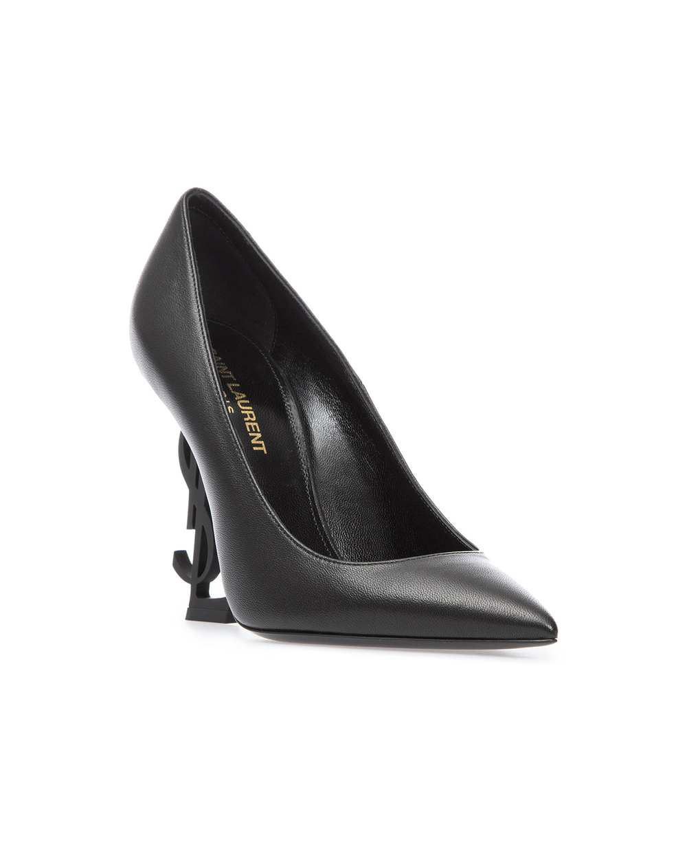 Шкіряні туфлі Opyum Saint Laurent 472011-0NOUU, чорний колір • Купити в інтернет-магазині Kameron