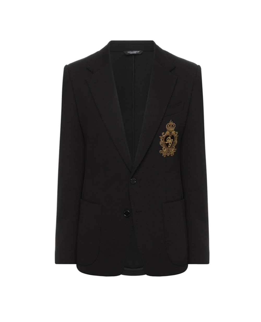 Блейзер Dolce&Gabbana G2NF1Z-FUGI6, чорний колір • Купити в інтернет-магазині Kameron