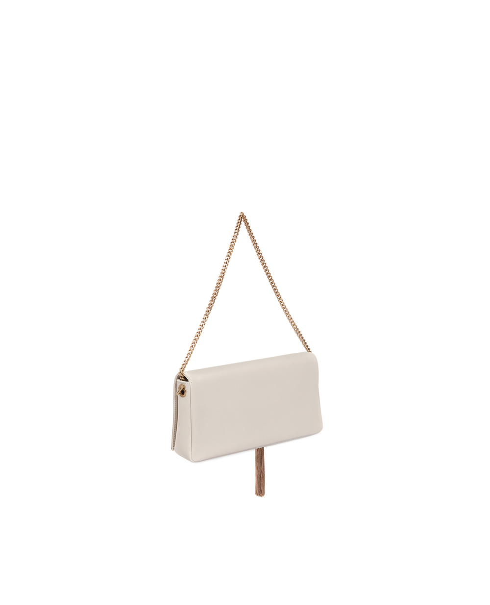 Шкіряна сумка Saint Laurent 604276-1EL0W, білий колір • Купити в інтернет-магазині Kameron
