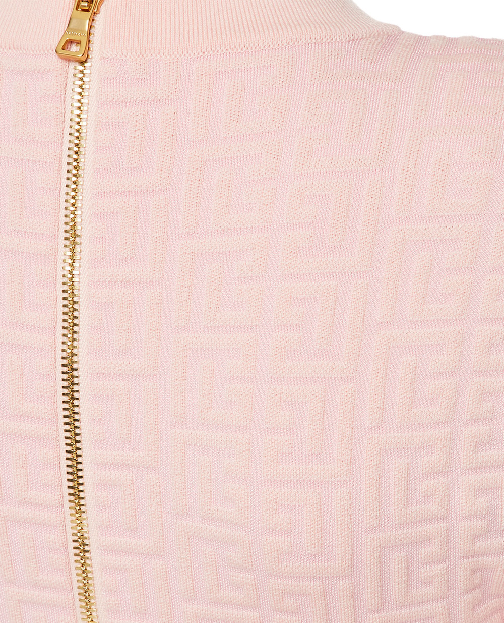 Шерстяное платье Balmain YF1R8072KB02, розовый цвет • Купить в интернет-магазине Kameron