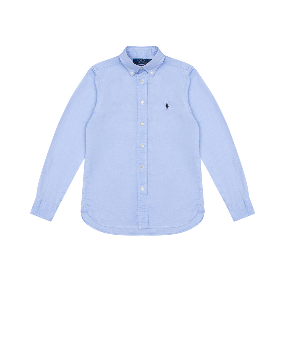 Детская рубашка Polo Ralph Lauren Kids 323819238002, голубой цвет • Купить в интернет-магазине Kameron