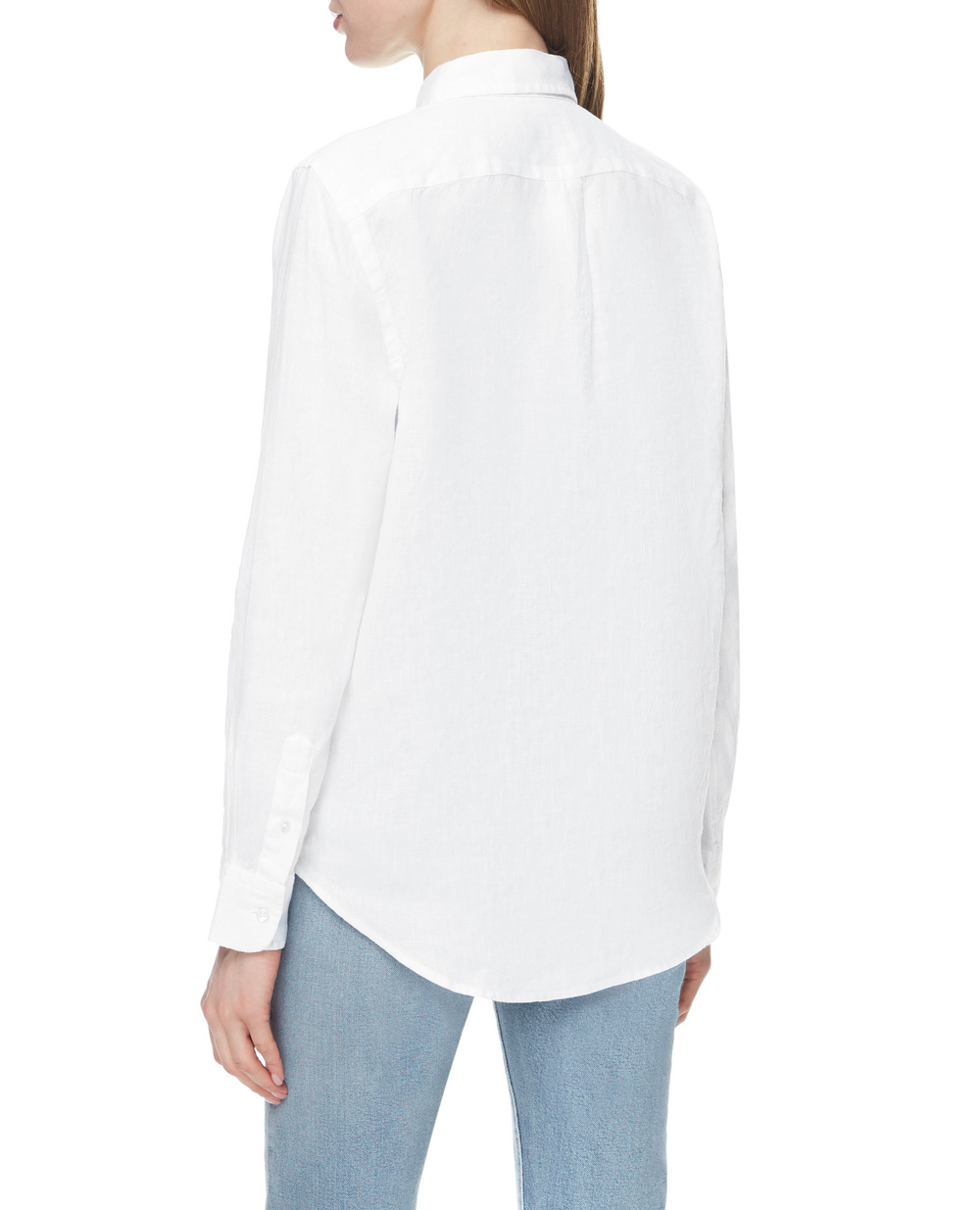 Льняная рубашка Polo Ralph Lauren 211827658005, белый цвет • Купить в интернет-магазине Kameron