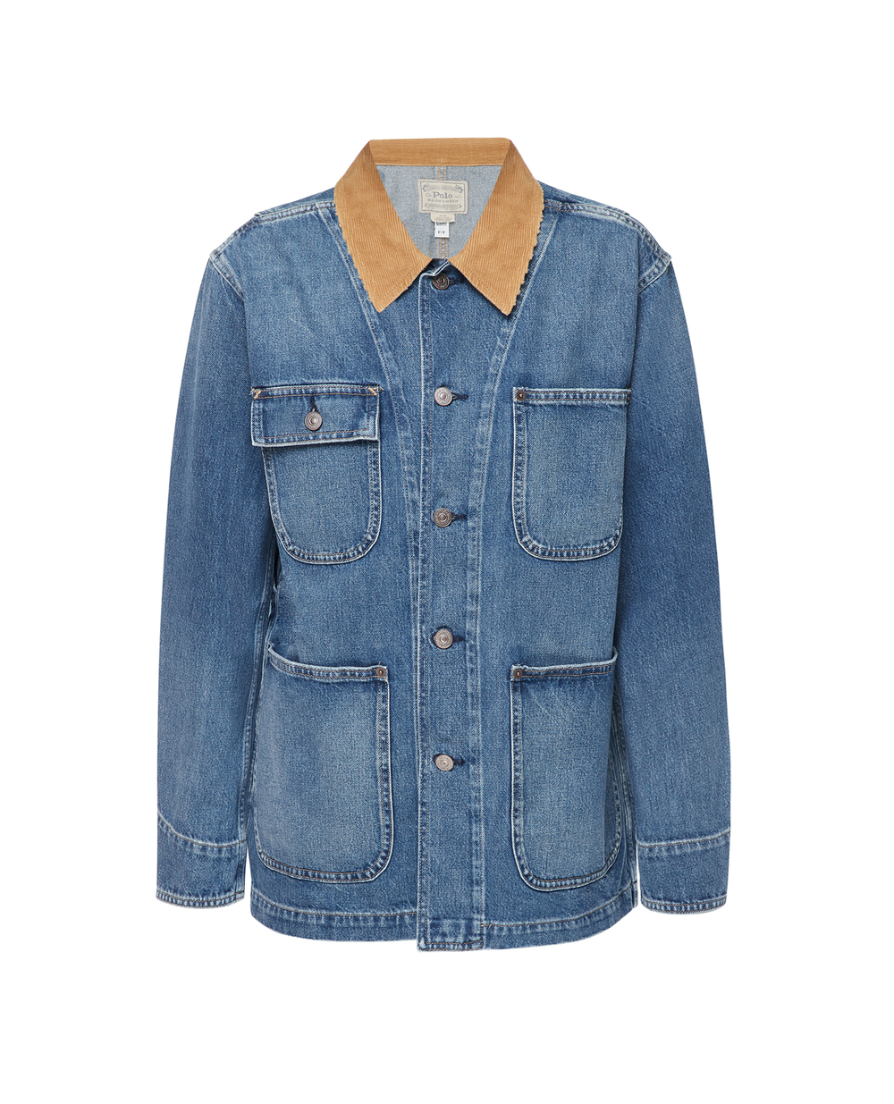 Джинсовая куртка Polo Ralph Lauren 211911138001, синий цвет • Купить в интернет-магазине Kameron