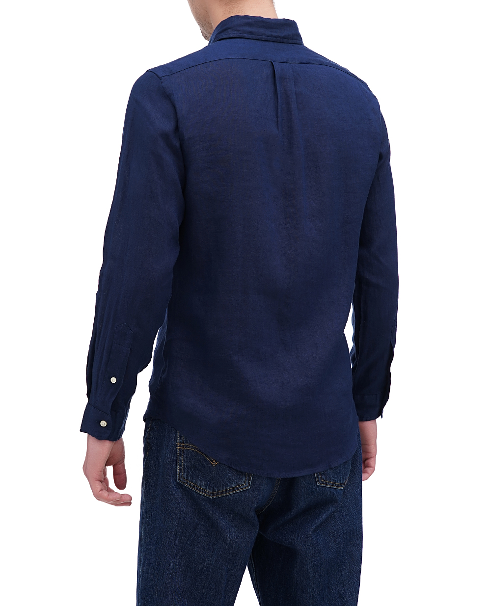 Сорочка Polo Ralph Lauren 710794141002, темно синій колір • Купити в інтернет-магазині Kameron