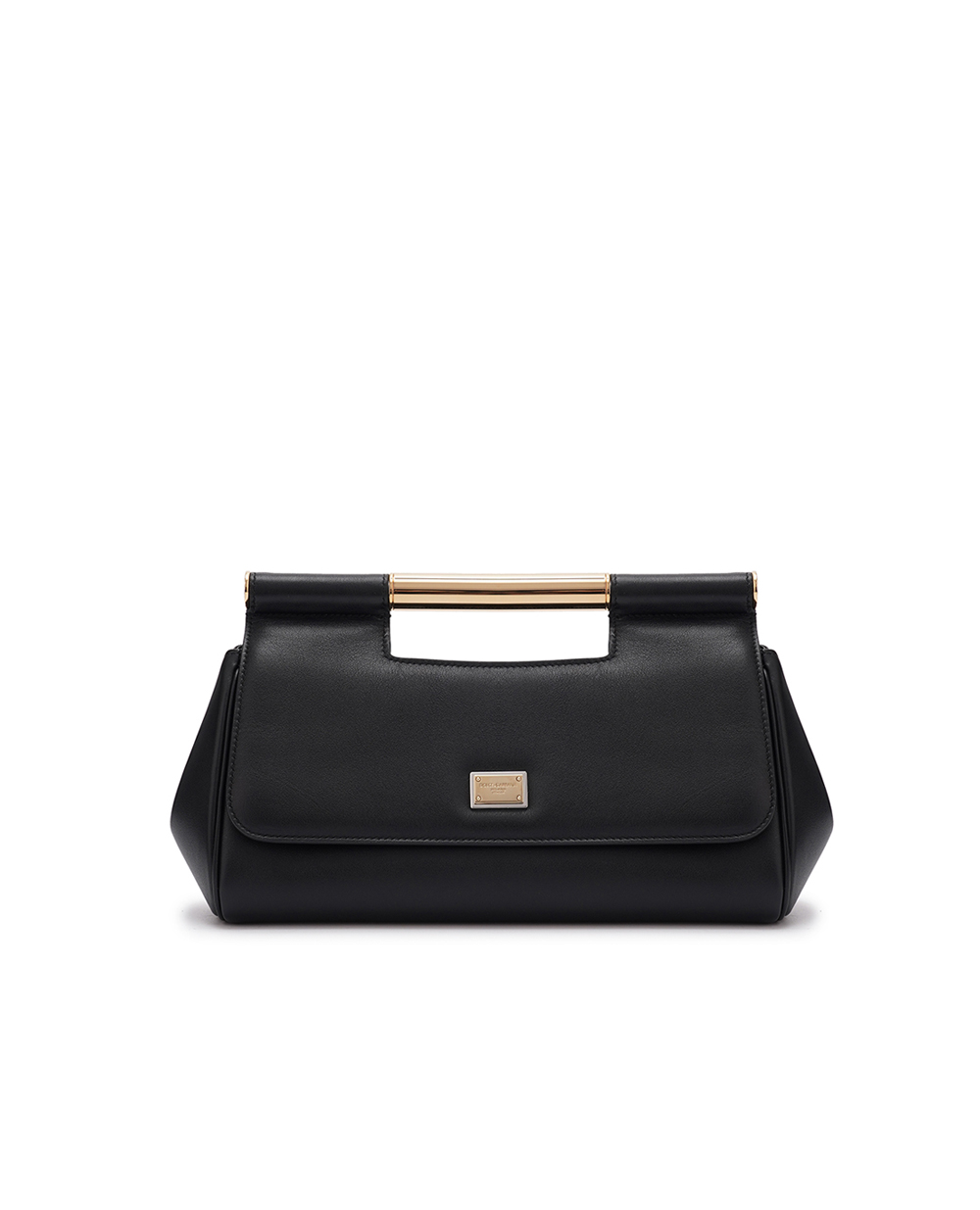 Кожаная сумка Sicily Medium Dolce&Gabbana BB7612-AN767, черный цвет • Купить в интернет-магазине Kameron