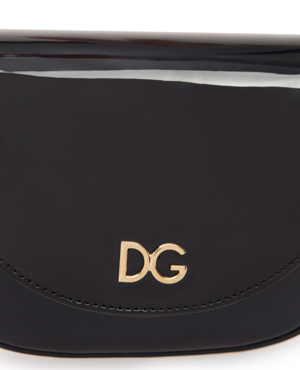 Лаковая сумка Dolce&Gabbana EB0212-A1471, черный цвет • Купить в интернет-магазине Kameron