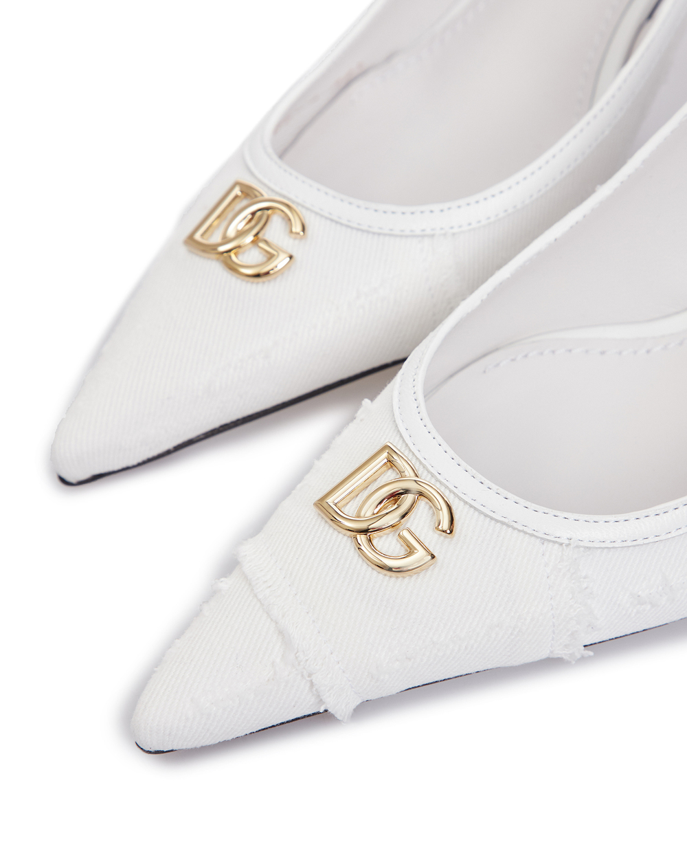 Слингбэки Sling back 4 Dolce&Gabbana CG0640-AH859, белый цвет • Купить в интернет-магазине Kameron
