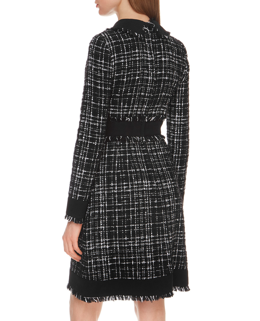 Твидовое платье Dolce&Gabbana F6H1WT-FMMFS, черный цвет • Купить в интернет-магазине Kameron
