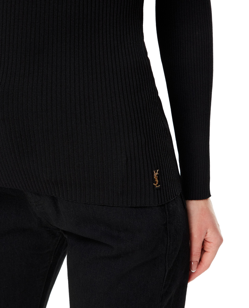 Пуловер Cassandre Saint Laurent 705400-Y75PU, чорний колір • Купити в інтернет-магазині Kameron