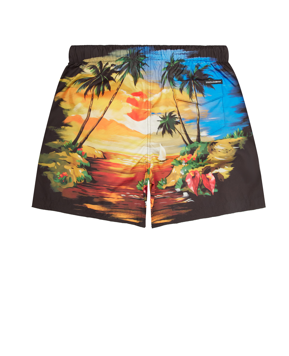 Дитячі шорти для плавання Dolce&Gabbana Kids L4J818-G7H2T-S, різнокольоровий колір • Купити в інтернет-магазині Kameron