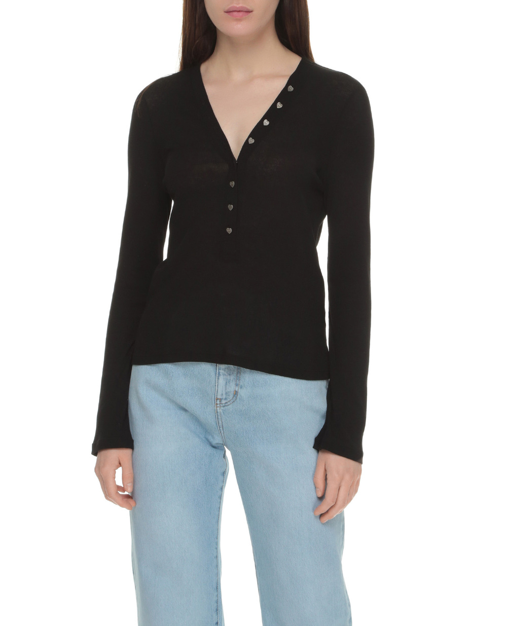 Пуловер Saint Laurent 683744-YB2OZ, черный цвет • Купить в интернет-магазине Kameron