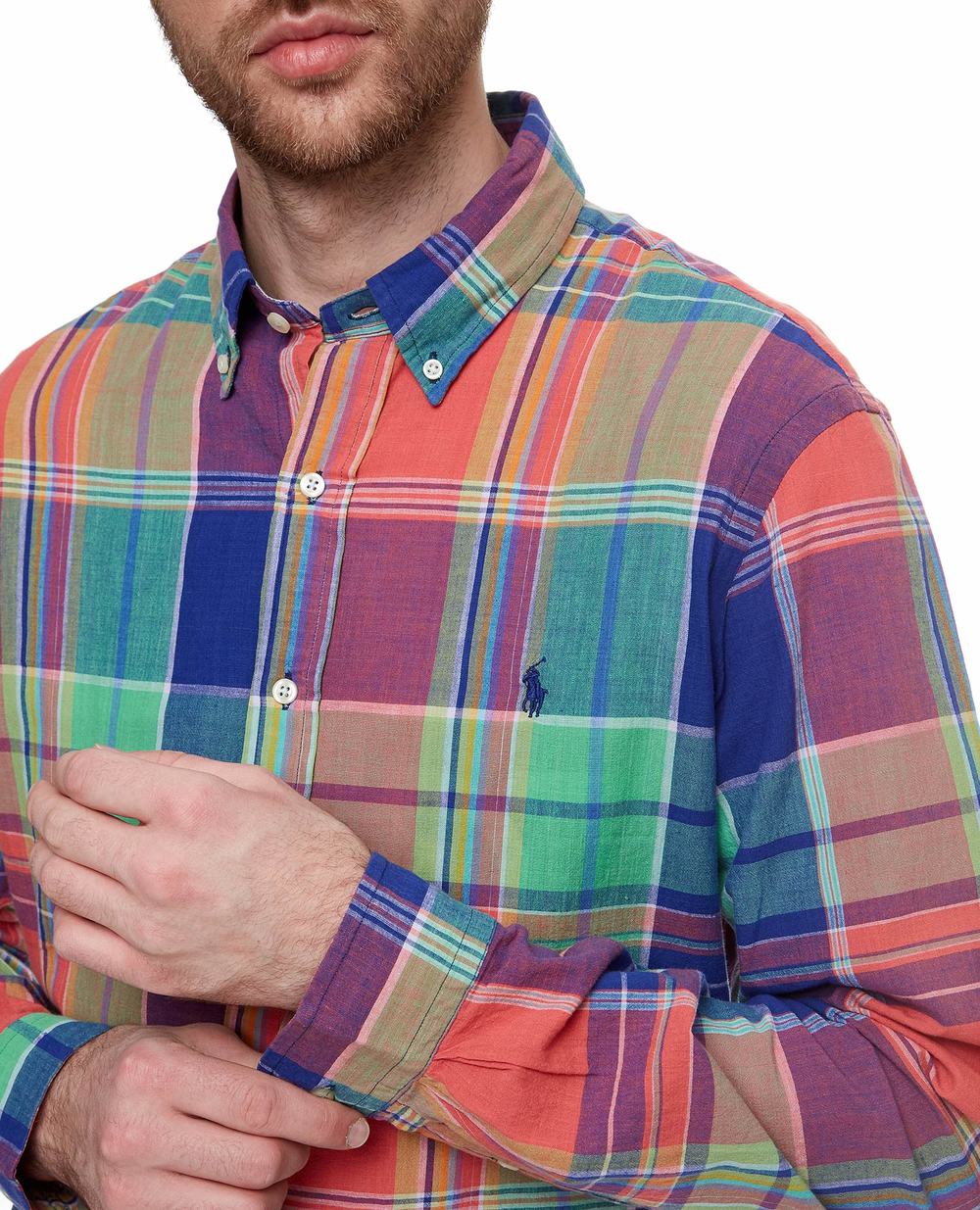 Рубашка Polo Ralph Lauren 710805575001, разноцветный цвет • Купить в интернет-магазине Kameron