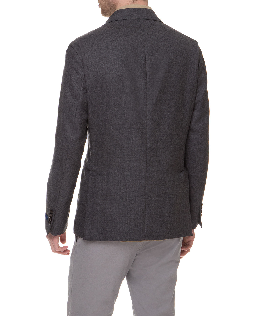 Шерстяной пиджак Polo Ralph Lauren 715731801001, серый цвет • Купить в интернет-магазине Kameron