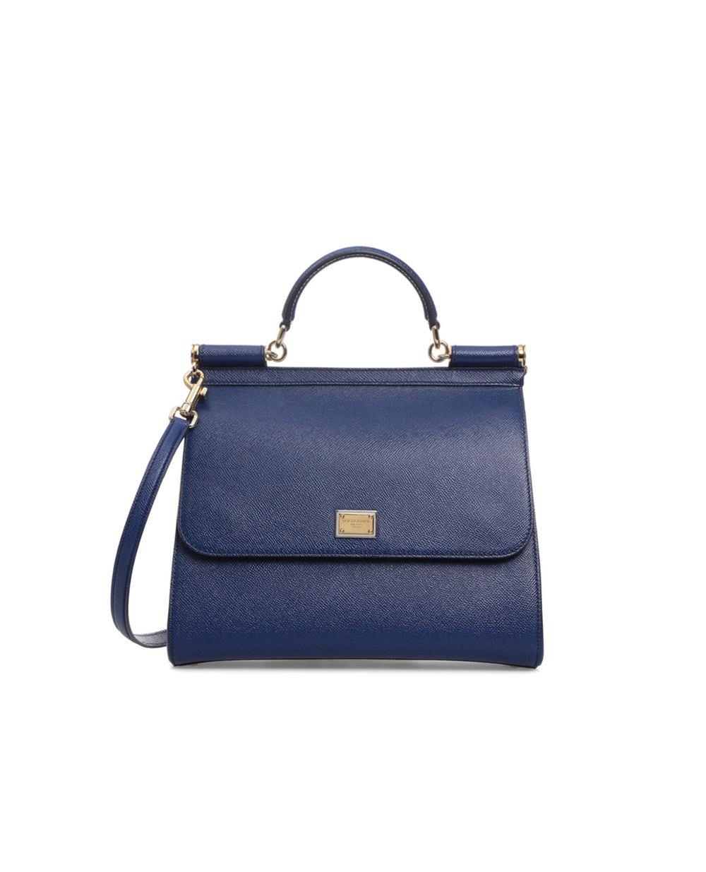 Шкіряна сумка Sicily Dolce&Gabbana BB6235-A1001, синій колір • Купити в інтернет-магазині Kameron