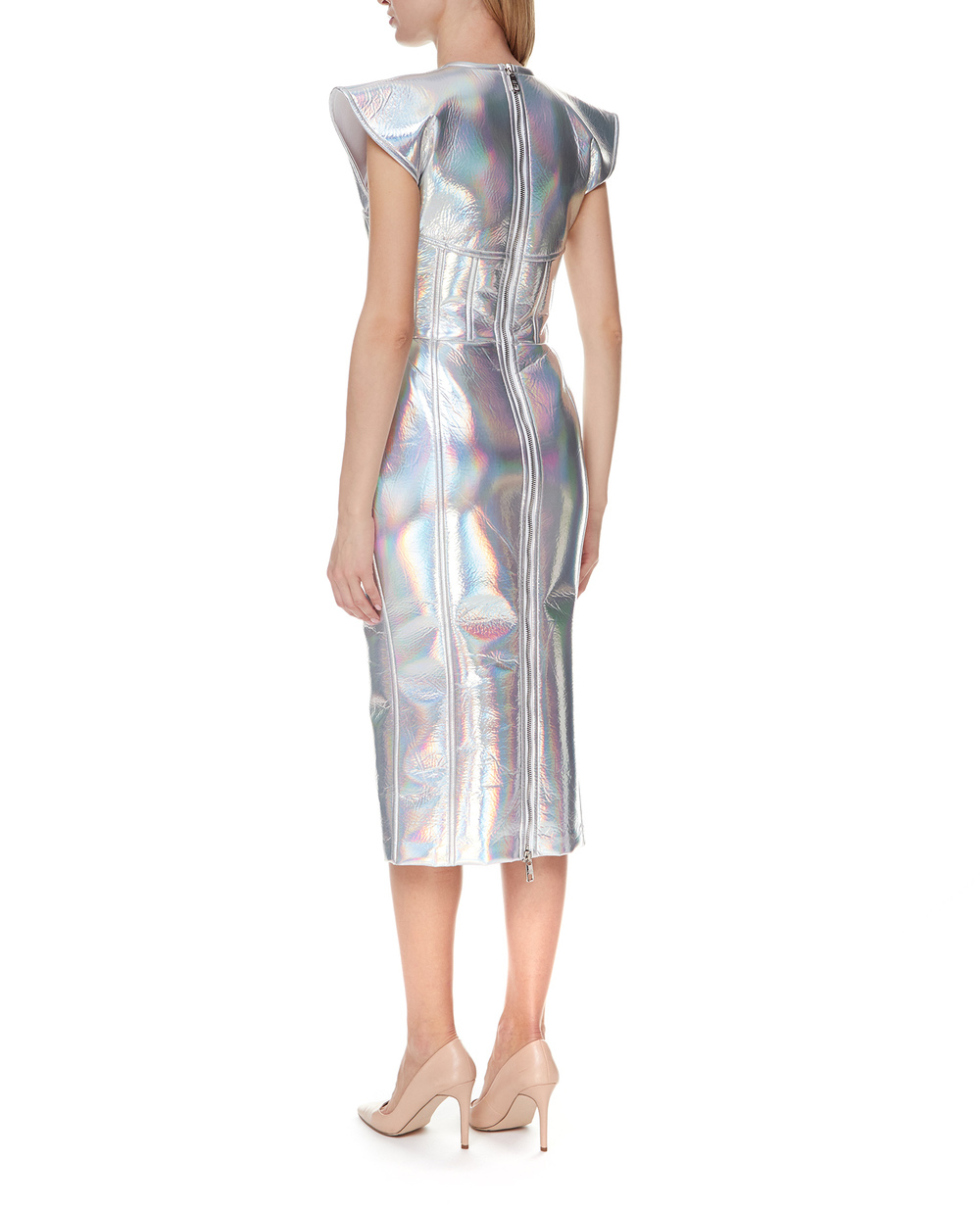 Сукня Dolce&Gabbana F6Y3TT-FUS07, срібний колір • Купити в інтернет-магазині Kameron