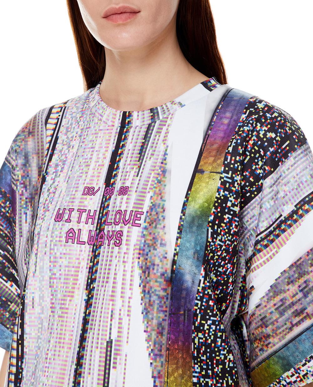 Футболка Dolce&Gabbana F8P12T-HU7J2, разноцветный цвет • Купить в интернет-магазине Kameron