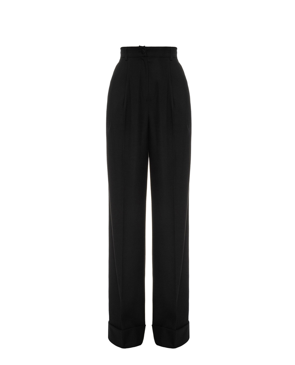 Вовняні штани Dolce&Gabbana FTBMPT-FUCEG, чорний колір • Купити в інтернет-магазині Kameron