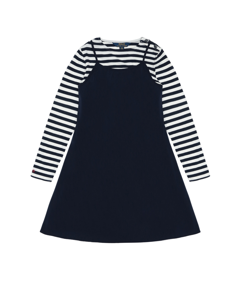 Платье Polo Ralph Lauren Kids 313765716001, синий цвет • Купить в интернет-магазине Kameron