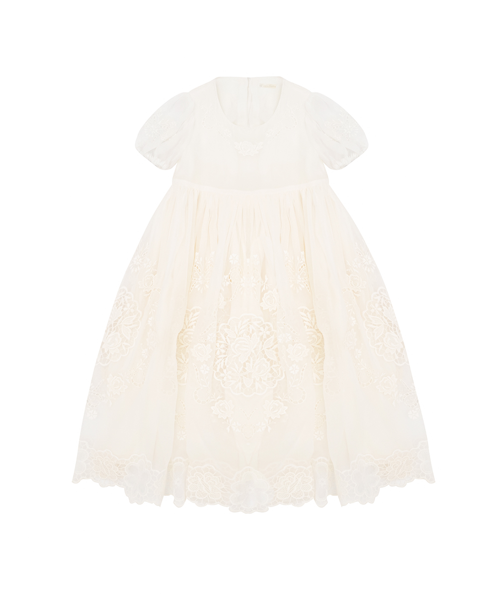 Детское платье Dolce&Gabbana Kids L0EGH7-G7K09, белый цвет • Купить в интернет-магазине Kameron