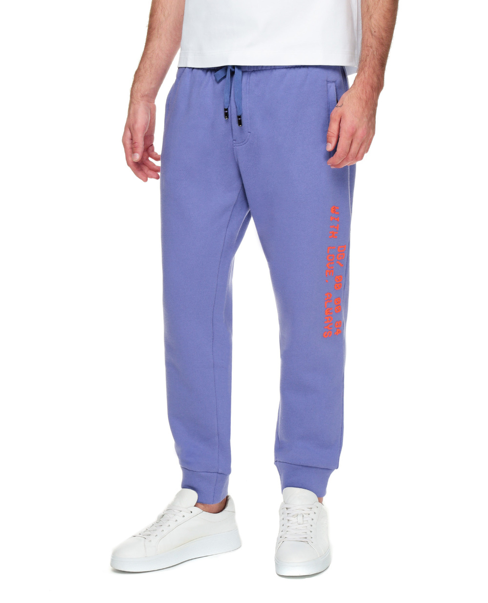 Спортивные брюки Dolce&Gabbana GWVZAT-FU77G, фиолетовый цвет • Купить в интернет-магазине Kameron