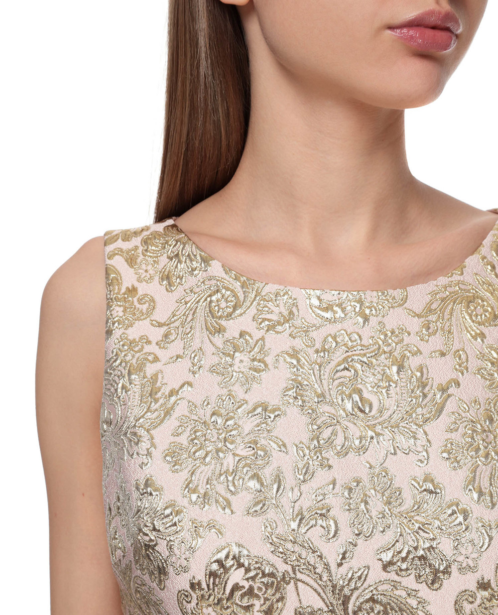 Платье Dolce&Gabbana F6K4AT-HJMLB, пудровый цвет • Купить в интернет-магазине Kameron