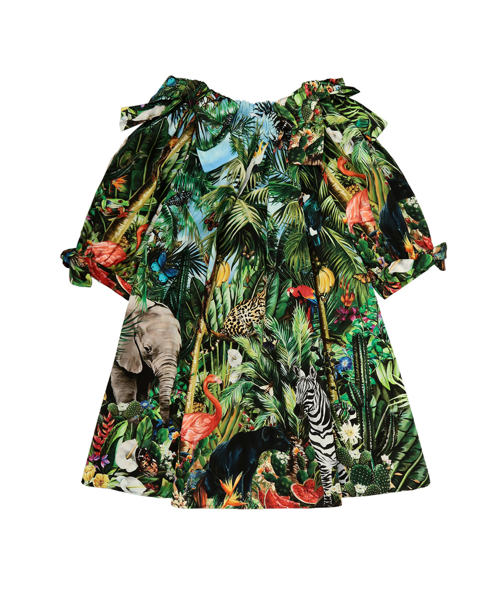 Сукня Dolce&Gabbana Kids L52DI9-G7WOE-S, різнокольоровий колір • Купити в інтернет-магазині Kameron