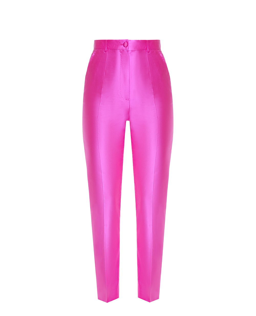 Шовкові штани Dolce&Gabbana FTAM2T-FU1DM, рожевий колір • Купити в інтернет-магазині Kameron