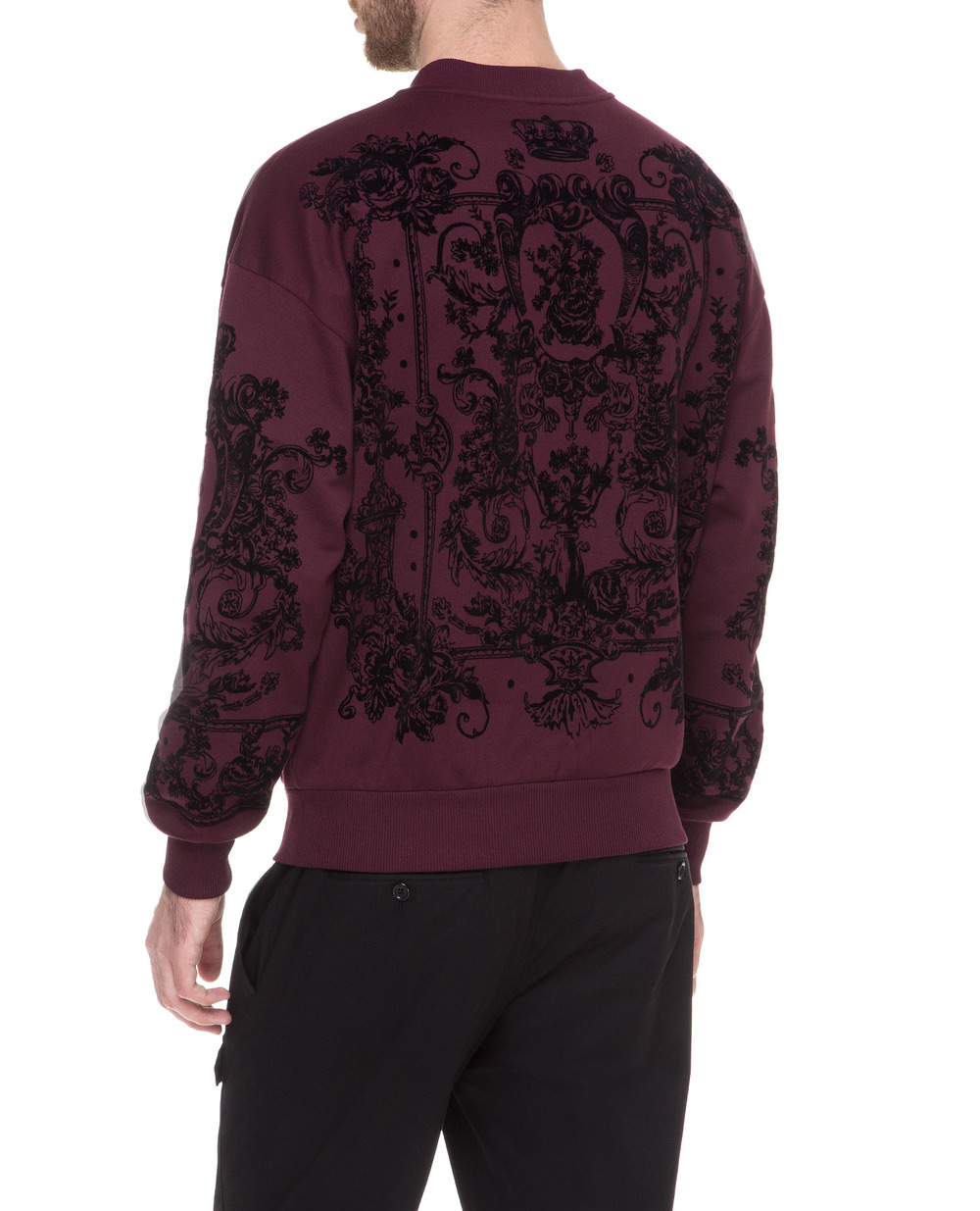 Світшот Dolce&Gabbana G9PF8T-HU7AL, бордовий колір • Купити в інтернет-магазині Kameron