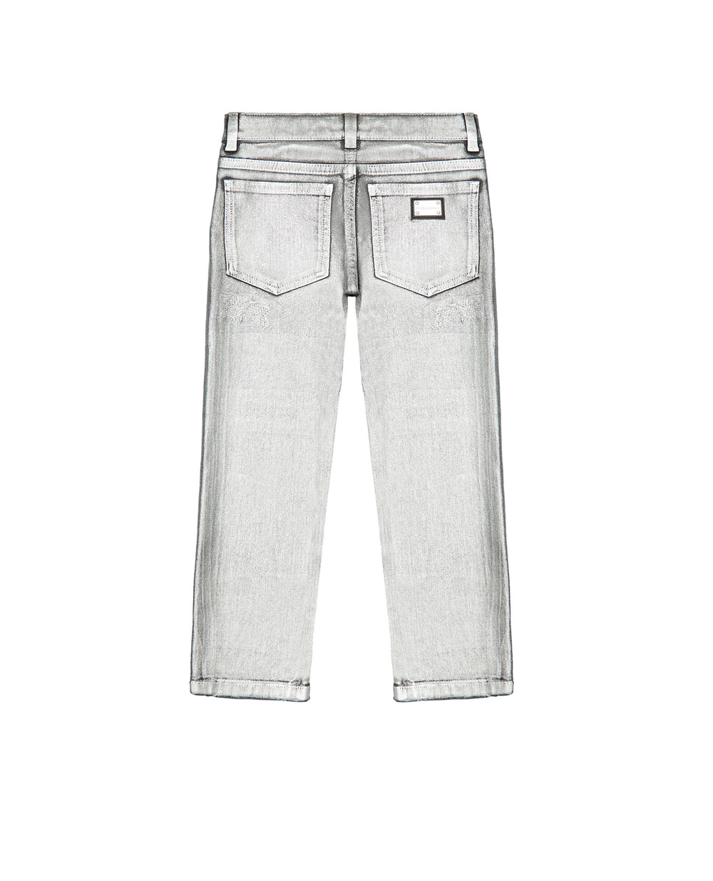 Детские джинсы Dolce&Gabbana Kids L42F37-LD992-B, серебряный цвет • Купить в интернет-магазине Kameron